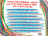 ACTIVIDADES DE JUVENTUD PARA NOVIEMBRE